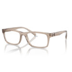 Armani Exchange AX3115 Men's Rectangle Glasses Transparent Brown 55 mm