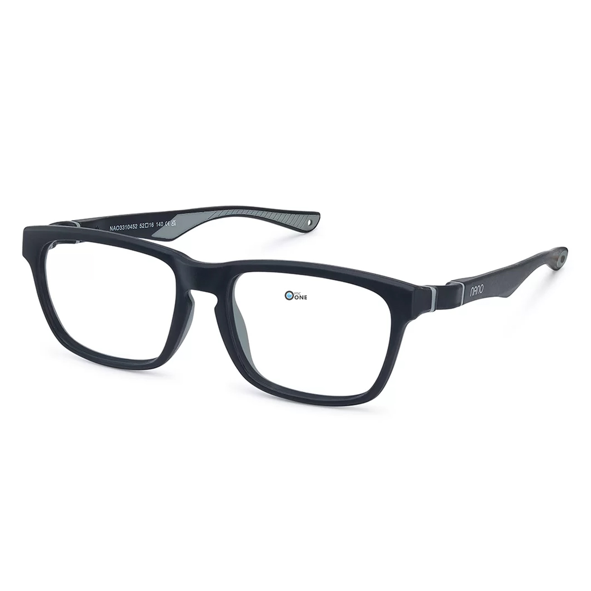 Nano Kids Glasses Sonic NAO3310450 Matte Black 50mm for 9-11 Years