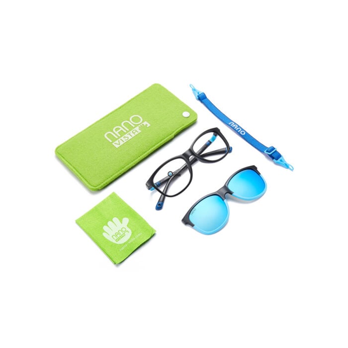 NanoVista Kids Glasses with Clip-on QUEST-NAO3160848SC