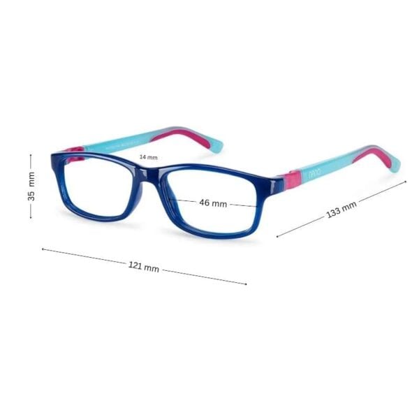 NANO KIDS GLASSES CREW 3.0 Glow NAO3021146 For 6-8 Years, Navy Blue - Image 2