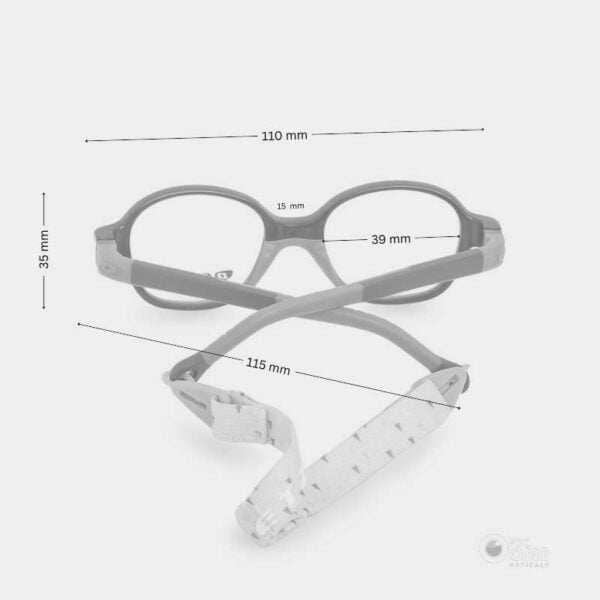 Little Demetz Eyeglasses for Boys | Eyewear for 18-24 Months - Blue - Image 2