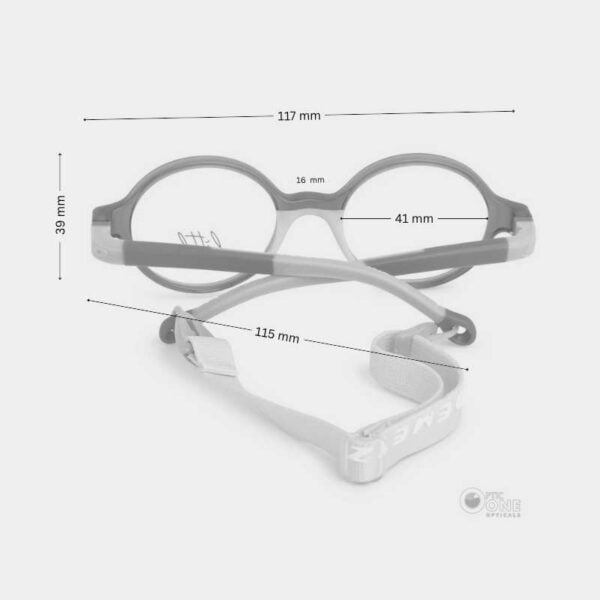 Little Demetz Eyeglasses for Boys | Eyewear for 1-2 Years - Ocean Blue - Image 2