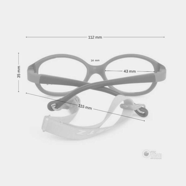 Little Demetz Eyeglasses for Boys | Eyewear for 2-3 Years - Light Blue - Image 2