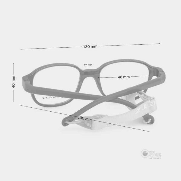 Little Demetz Eyeglasses for Boys | Eyewear for 7-8 Years - Blue/Green - Image 2
