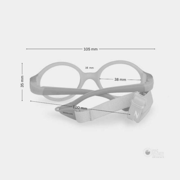 Little Demetz Eyeglasses for Girls | Eyewear for 8-14 Months - Pink - Image 2
