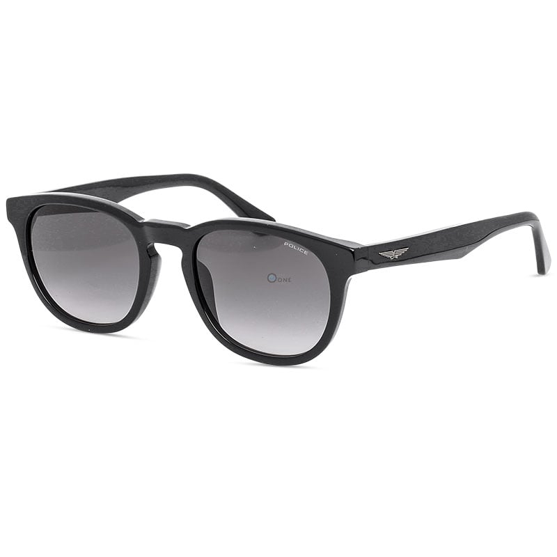 Police Origins Lite 31 SPLP22 0700 Sunglasses, Shiny Black Frame with Gradient Gray Lenses