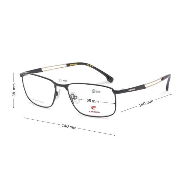 Carrera Men's Metal Frame - Matte Black - Image 2