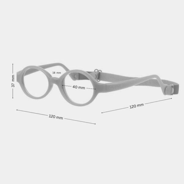 Miraflex BABY LUX 2 Flexible & Unbreakable Glasses for Kids  4-6 Years - Image 2