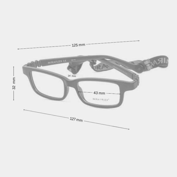Sale! Miraflex Flexible Kids Glasses- Terrynew 43 | Flexible glasses for 6-9 Years - Image 3