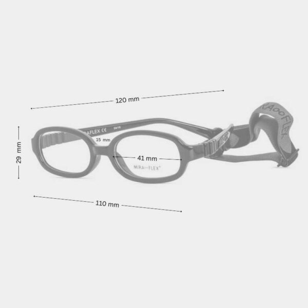 Sale! Miraflex  Flexible Kids Glasses- Terryflex 41 | Flexible Glasses for 2-3 Years - Image 2
