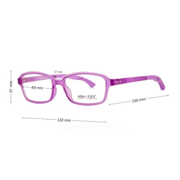 Sale! Miraflex Kids Glasses TOM | Eyeglasses for 10-14 Years | With built-in Anti-slip Ear Lock - Image 2