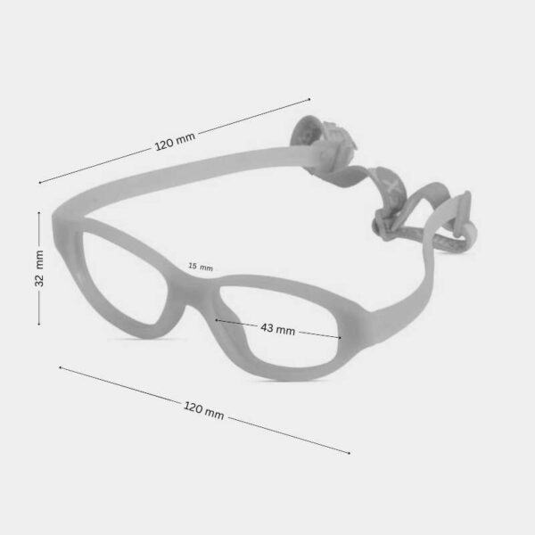 Miraflex EVA Flexible & Un-breakable Glasses for  Ages 5-7 - Image 2