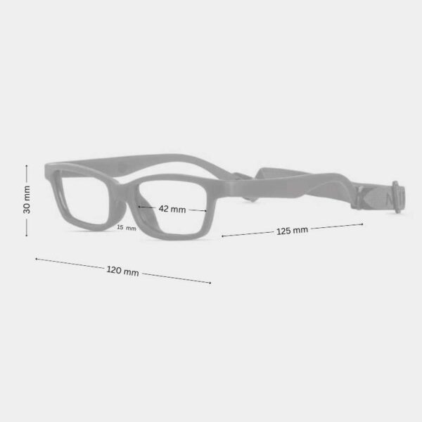 Miraflex Mayan 2 Kids Glasses - Flexible, BPA-Free Frames for Ages 3-6 - Image 2