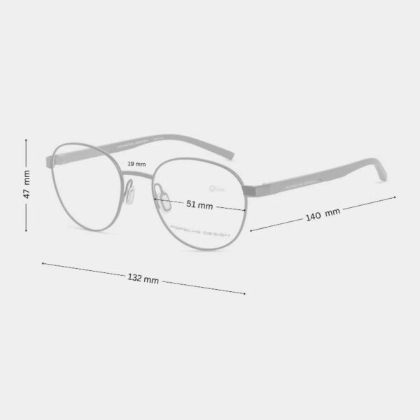 Porsche Design Eyewear 8746 Men's Frame in Shiny Black - Image 2