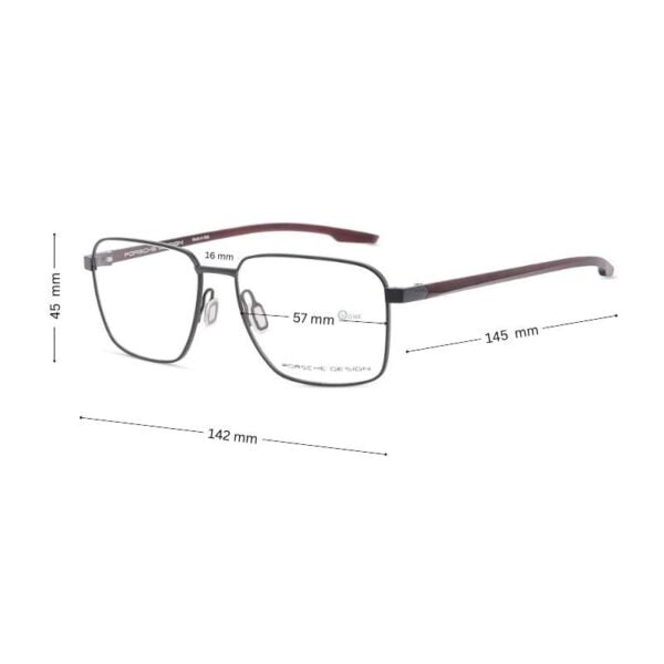 Porsche Design Eyewear 8739 Men's Frame in Matte Black - Image 2