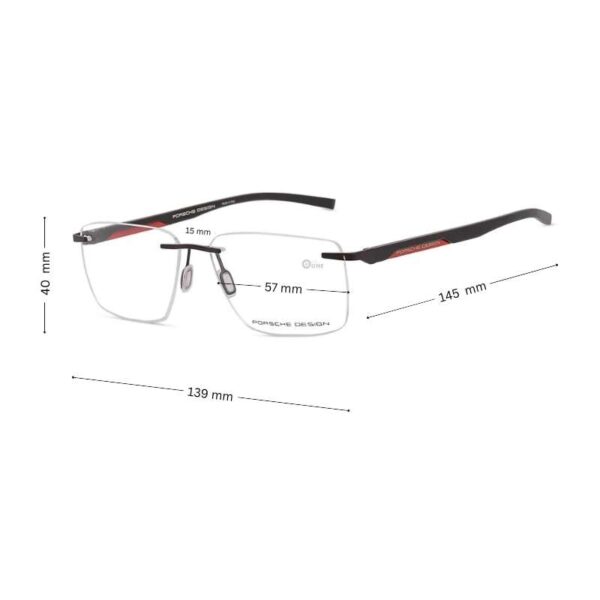 Porsche Design Eyewear 8748 Rimless Frame - Image 2