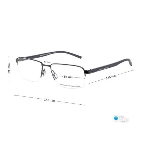 Porsche Design Eyewear P'8747 A | Men's Half-Rim Eyeglasses - Image 2