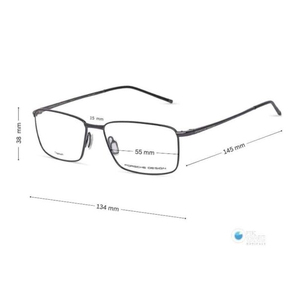 Porsche Design 8364 C | Lightweight TitaniumThin Full-Rim Eyeglasses - Image 2