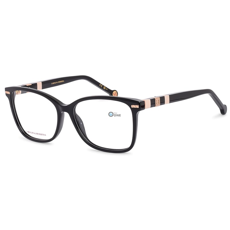 Black Carolina Herrera Glasses HER0108 – Women’s Square Designer Frame