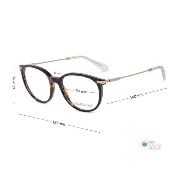 Carolina Herrera HER0263 Eyeglasses for Women – Transparent Shaded Grey Acetate – 54mm - Image 2