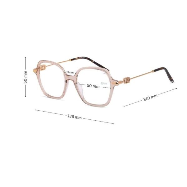 Tommy Hilfiger Transparent Glasses for Women TH2154 – Hexagon Frame - Image 2