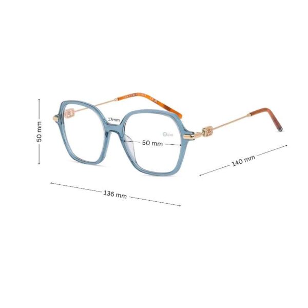 Tommy Hilfiger TH2154 Women's Transparent Eyeglasses frame in Blue color - Image 2