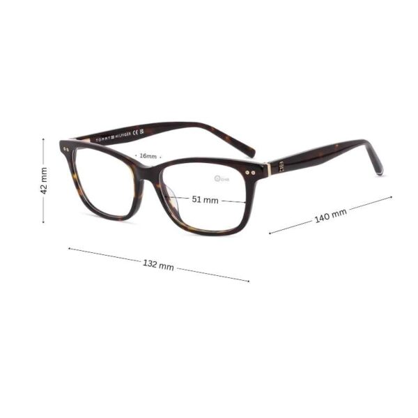Tommy Hilfiger TH2162 Women's Glasses – Brown Havana Frame - Image 2