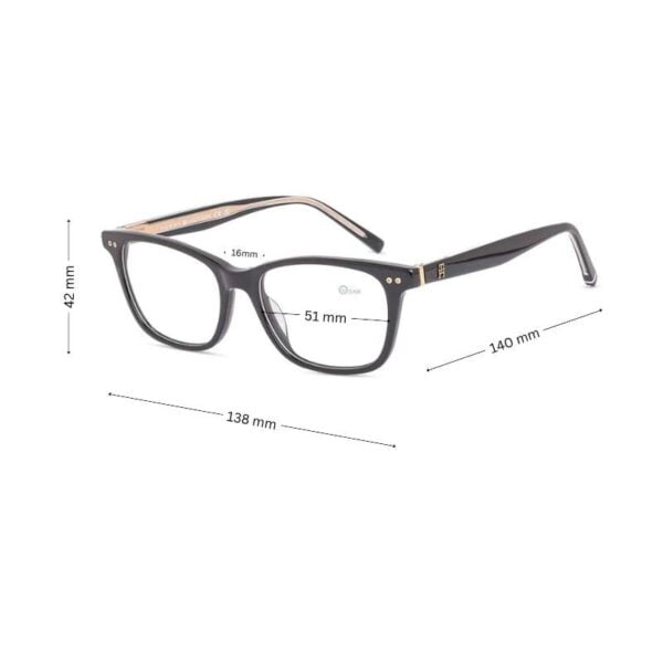 Tommy Hilfiger TH2162 Women's Glasses – Shiny Black Frame - Image 2