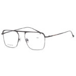 Men's Ultra-Light Titanium Aviator Eyeglasses – Matte Black Modern Full-Rim Frame