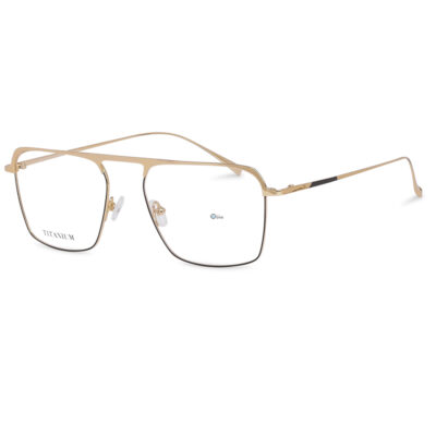 Ultra-Light Modern Stylish Titanium Aviator Glasses for Men, Shiny Gold