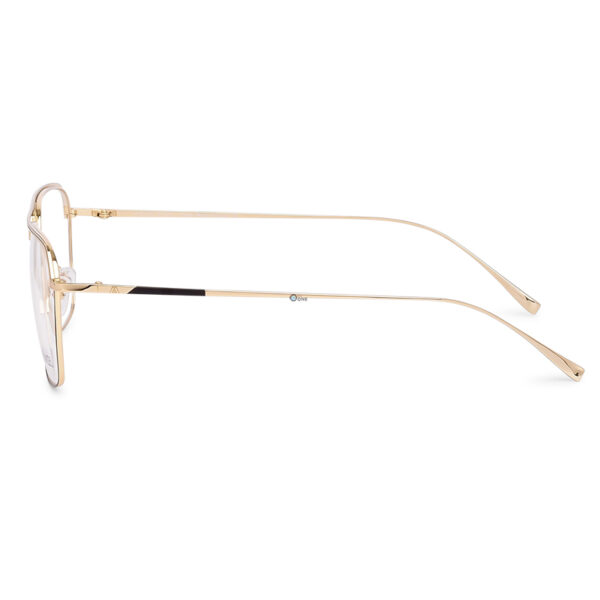 Ultra-Light Modern Stylish Titanium Aviator Glasses for Men, Shiny Gold - Image 4