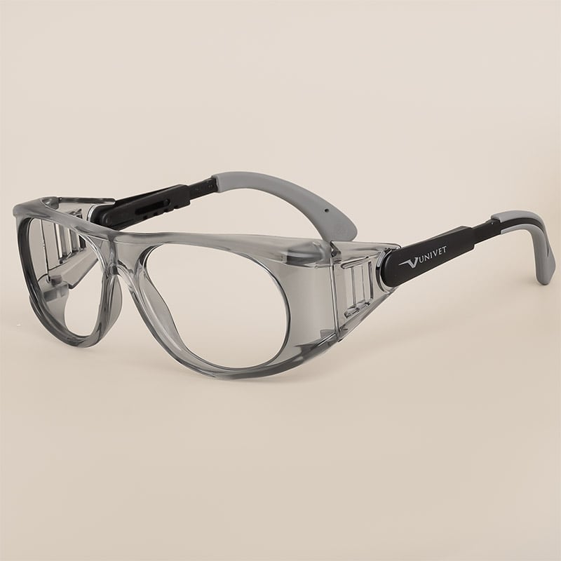 Univet Prescription Safety Glasses 539 – Polycarbonate Frame with Side Shields (EN166F Certified)