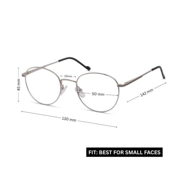Round Metal Glasses for Men and Women – Korean Style glasses - Image 2