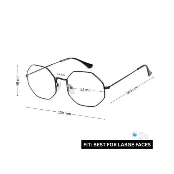 Women's Octagon Shape Glasses | Affordable Eyeglasses - Image 2