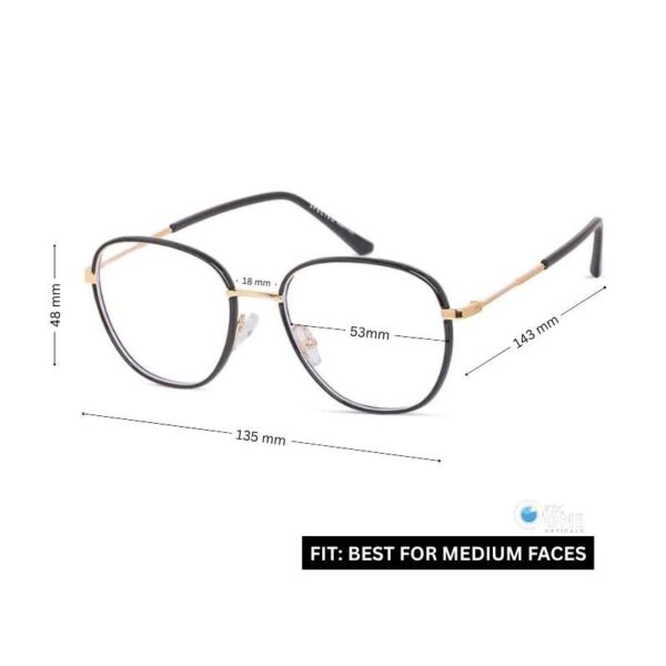Women's Stylish Glasses with Thick-Rim - Image 2