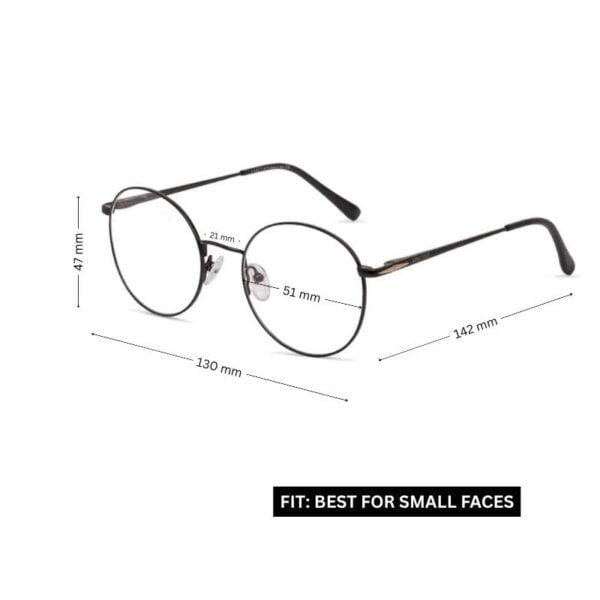 Full Round Korean Style Glasses | Round Eyewear for Men and Women - Image 2
