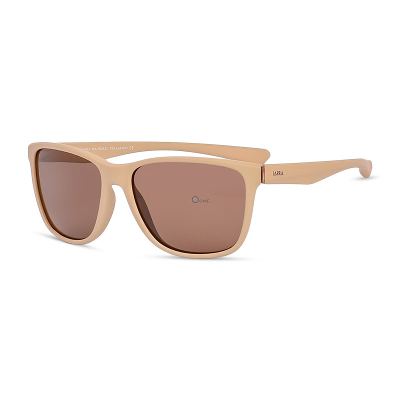 Premium Quality Kids Sunglasses | IA1020 | Sunglasses for 6-9 Years | Matte Beige Frame, Brown Lenses