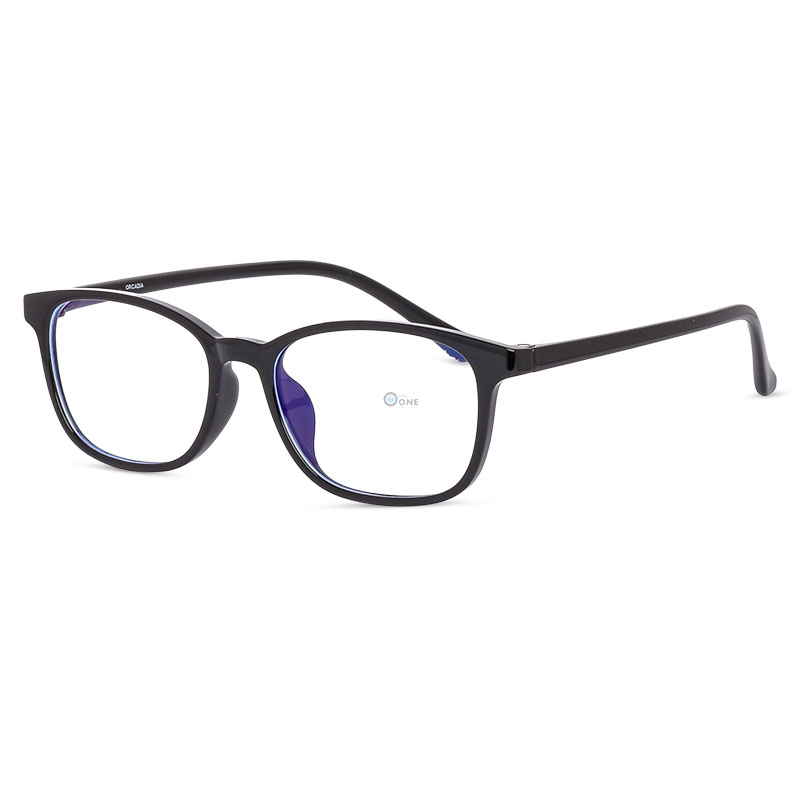 Women's Lightweight Eyeglasses Shiny Black
