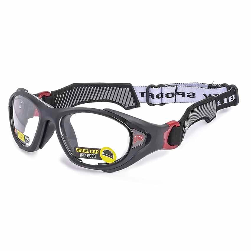 Rigid high-protection sports goggles