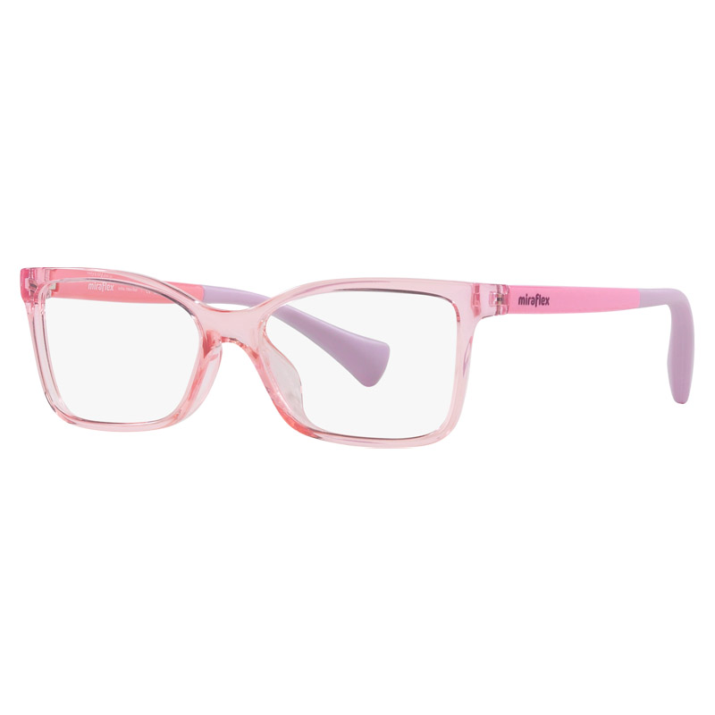 Miraflex Kids Translucent Coral Glasses for Girls for 10-13 Years
