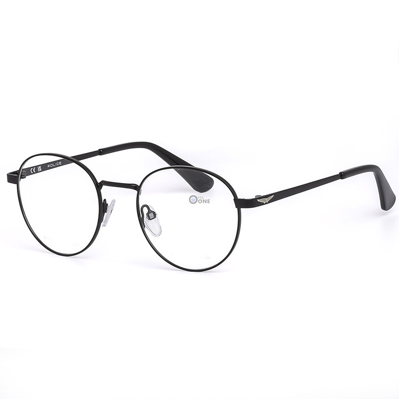 Police Round Frame VK581 TAILWIND JR 2 Matte Black