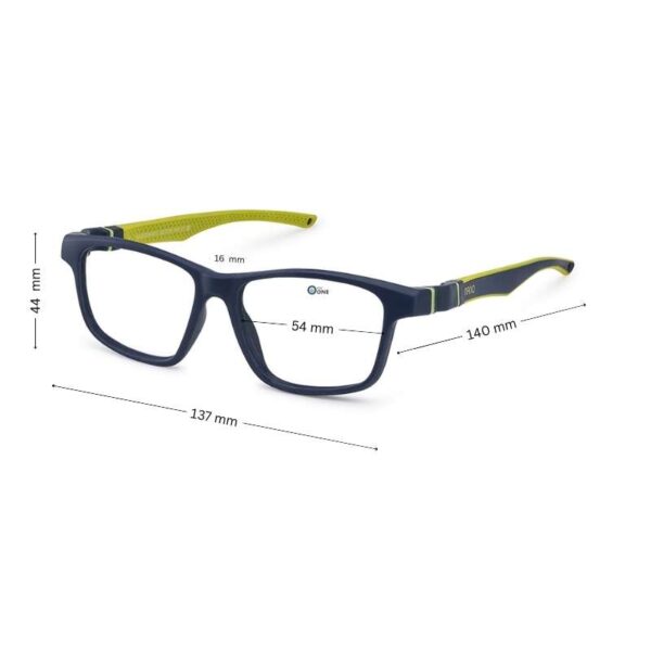 NanoVista Rebel Collection Kids Glasses XTREME NAO3290454 Matte Blue 54mm for 14+ Years - Image 2