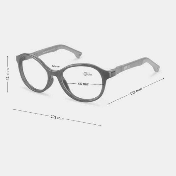 Nano Kids Round Glasses Flicker 3.0 Glow NAO3180944 44 mm for4-5 Years - Image 2