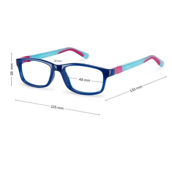 NANO KIDS GLASSES CREW 3.0 Glow NAO3021148 For 6-8 Years, Navy Blue - Image 2