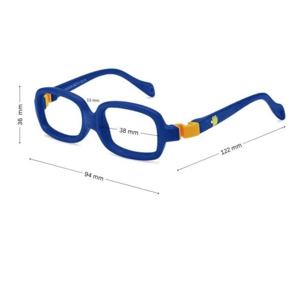 Nano Kitten NV203438 Toddler Eyeglasses - Flexible Siliflex Frame (38mm) for 1-2 Years - Image 2