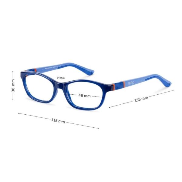 Nano Kids Eyeglasses Camper 3.0 Black- Flexible and Unbreakable Frame (46mm for 5-7 Years) - Image 2
