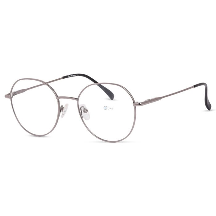 Round Eyeglasses for Women in Silver Color | Buy Online Optic One UAE