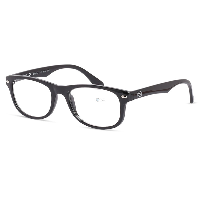 Kids Glasses | Durable & Lightweight Kids Glasses | Shiny Black for 8-10 Years