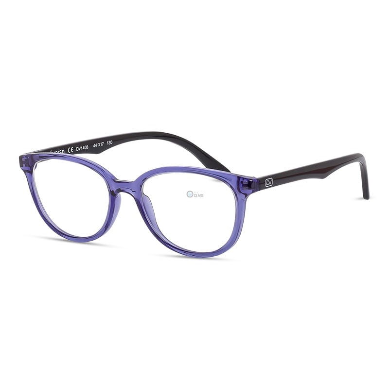 Kids Glasses for 4-6 Years | Durable & Lightweight & Colorful Kids Glasses Purple/Blue-Black