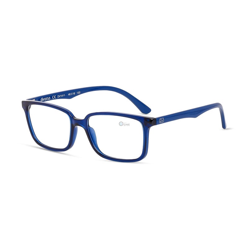 Kids Glasses Durable & Lightweight Square Kids Glasses Dark Blue